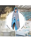 Hooded Bath Towel for Kids Boys Girls 2 to 8 Years Old SearchI Beach Towel with Hood for Toddler Swim Pool Ultra Absorbent 100% Cotton Poncho Bath Towel Dolphin 50x30 Inches