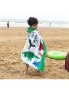 Kids Dinosaurs Hooded Bath Towel for Toddlers Under Age 6 100% Organic Cotton 50"x30" Oversized Poncho Robes Super Soft and Absorbent Bath Beach Swimming  Bathrobe Wrap for Baby