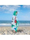 Kids Dinosaurs Hooded Bath Towel for Toddlers Under Age 6 100% Organic Cotton 50"x30" Oversized Poncho Robes Super Soft and Absorbent Bath Beach Swimming  Bathrobe Wrap for Baby