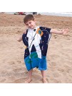 Kids Hooded Towel Children Astronaut Swim Beach Bath Towel Pool Cover Up Girls Boys