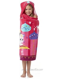 Nickelodeon Shimmer and Shine Hooded Towel Wrap for Bath Pool and Beach