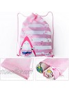 Novforth Girls Beach Towels for Toddlers Princess Kids Bath Towels Hooded Swim Towel for Toddler