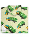 SRLM-YJ Cartoon Garbage Truck Kids Cozy Hooded Poncho Bath Beach Towel