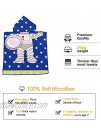 Stmaher Kids Hooded Beach Towel，Swimming Bathrobe 24" 47" Lightweight Bath Towel for Toddler Age 1-6 Years Old Boys and Girls Astronaut