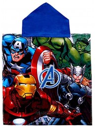 WOH Marvel Avengers Kids Towel Hooded Poncho Marvel Avengers Heroes 53131 Heroes 100% Cotton 55 x 115 cm