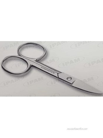 Ipam Set 12 Aa0229 Nail Scissors 3.5 Curved Hexagonal Manicure and Pedicure Multicoloured One Size