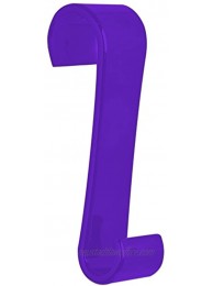 MSV 141421 S Metal Hook Purple 6.4 x 12.7 x 3.3 cm