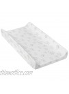 Andi Mae Changing Pad Cover Grey Floral -100% Jersey Cotton Fits Standard Changing Pads