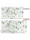 Baby Floral Diaper Changing Pad Cover Cradle Mattress Sheets Infant Stretchy Fabric Changing Table Cover Changing Mat Cover Baby Nursery Diaper Changing Pad Sheets 32''X 16'' Green Leaves