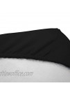Betty Dain Stretch Jersey Universal Baby Infant Changing Pad Cover 100% Cotton Deep Corner Pockets Fit Changing Pads Snugly Machine Washable Tumble Dry Low Black