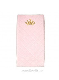 Boppy Changing Pad Cover Pink Royal Princess Minky Fabric
