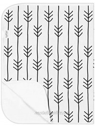 Kushies Deluxe Waterproof Changing Pad Liners 20 x 30 inches Baby Changing Table Liners Baby Changing Pads Diaper Changing Flat Liner Pad Waterproof Portable White w Black Arrows
