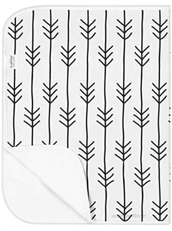 Kushies Deluxe Waterproof Changing Pad Liners 20 x 30 inches Baby Changing Table Liners Baby Changing Pads Diaper Changing Flat Liner Pad Waterproof Portable White w Black Arrows