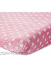 Summer Ultra Plush Changing Pad Cover Pink Dots for Days