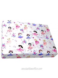 Ballerina Sheets Ballet Dancer Twin Sheet Set Cotton Sateen Pink White 3 Pc Set Girls Bedding by Posh Petites