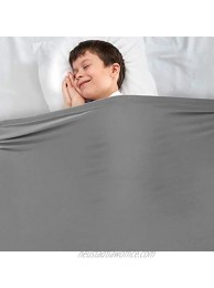 Huloo Sleep Sensory Compression Blanket for Kids and Adult Twin Size,Cooling Breathable Bed Sheet Super Stretch Spandex,Deep Relaxing Feeling Sensory Sheet39"×59",Gray