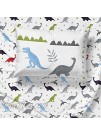 Jay Franco & Sons Trend Collector Dinosaur Roar Full Sheet Set 4 Piece Set Super Soft and Cozy Kid’s Bedding Fade Resistant Microfiber Sheets
