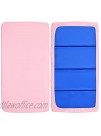 Microfiber Nap Mat Sheet Fitted with Elastic Corners Preschool or Day Care Rest Mat Sheet Super Soft and Breathable Baby Sheet for Boys and Girls 48''x24''x4'' Pink