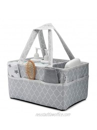 Baby Diaper Caddy Large Organizer Bag Portable Basket for Car Bedroom Travel Storage Changing Table By Comfy Cubs