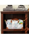 Baby Diaper Caddy Organizer Extra Large Storage Nursery Bin for Diapers Wipes & Toys | Portable Diaper Tote Bag for Changing Table | Boy Girl Baby Shower Gift Basket | Newborn Registry Must Haves