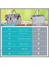 Moteph Extra Large Diaper Caddy Craft Toy Organizer with Zip-Top Cover with Waterproof Wet Dry Bag Perfect for Baby Shower