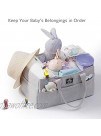 SUNVENO Baby Diaper Caddy Organizer Large Baby Organizers and Storage for Nursery Portable Diaper Basket for Changing Station Fits Changing Table Baby Registry Gift