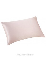 ALASKA BEAR Natural Silk Pillowcase Hypoallergenic 25 Momme 900 Thread Count 100% Mulberry Silk King Size with Hidden Zipper 1 Pink