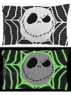 Disney Nightmare Before Christmas Yellow Moon Glow in The Dark 2 Pack Reversible Pillowcases Features Jack Skellington Double-Sided Kids Super Soft Bedding Official Disney Product