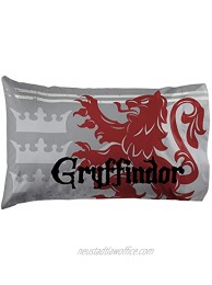 Harry Potter Gryffindor 1 Pack Pillowcase Double-Sided Kids Super Soft Bedding Official Harry Potter Product