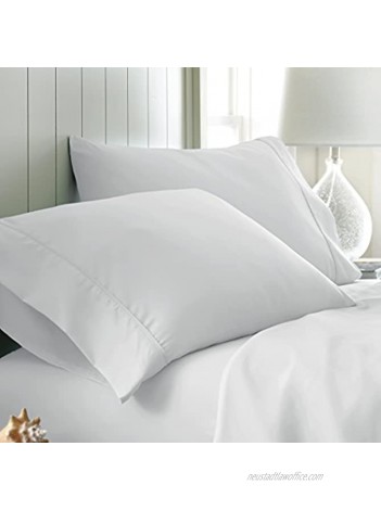 ienjoy Home Collection Premium Ultra Soft Pillowcase Set Standard White